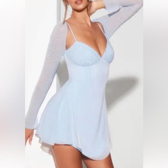 Oh Polly Naples Embelished Mini Dress - Picture 7 of 11